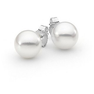 Silver Pearl Earring by Ceylonmine Silver Pearl Earring by Ceylonmine