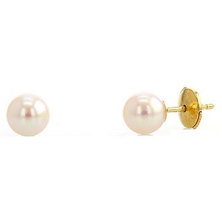 100 Original Pearl Unheated Natural Gold Plated Earring by Ceylonmine 100 Original Pearl Unheated Natural Gold Plated Earring by Ceylonmine