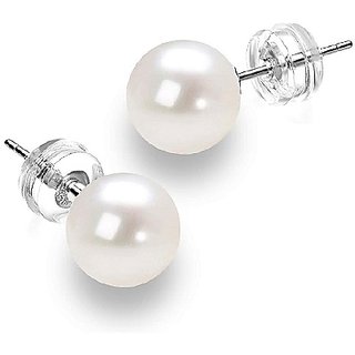 Silver Pearl Earring by Ceylonmine Silver Pearl Earring by Ceylonmine
