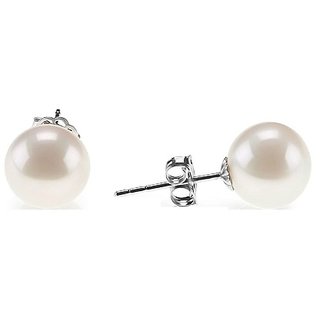 Lab Certified Stone 100 Original Pearl Silver Earring by Ceylonmine Lab Certified Stone 100 Original Pearl Silver Earring by Ceylonmine