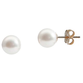 100 Original Pearl Gold Plated Earring by Ceylonmine 100 Original Pearl Gold Plated Earring by Ceylonmine