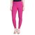 Lyra Women's Pink Cotton Blend Leggings
