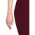 Lyra Women's Maroon Cotton Blend Leggings
