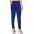 Lyra Women's Blue Cotton Blend Leggings