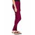 Lyra Women's Pink Cotton Blend Leggings