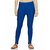 Lyra Women's Blue Cotton Blend Leggings