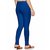 Lyra Women's Blue Cotton Blend Leggings