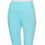 Lyra Women's Blue Cotton Blend Leggings