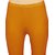 Lyra Women's Mustard Cotton Blend Leggings