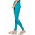 Lyra Women's Aqua Cotton Blend Leggings