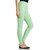 Lyra Women's Green Cotton Blend Leggings