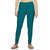 Lyra Women's Green Cotton Blend Leggings