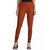 Lyra Women's Orange Cotton Blend Leggings