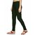 Lyra Women's Green Cotton Blend Leggings