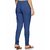 Lyra Women's Blue Cotton Blend Leggings