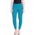 Lyra Women's Orange Cotton Blend Leggings