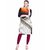 Lyra Women's Pink Cotton Blend Leggings