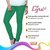 Lyra Women's Navy Cotton Blend Leggings