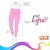 Lyra Women's Navy Cotton Blend Leggings