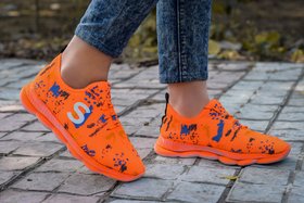 Spain Orange casual sports shoes