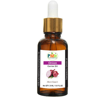                       PMK Pure Natural Onion Carrier Oil(30ML) Therapeutic Grade Oil For Skin Care  Aromatherapy Body Massage                                              