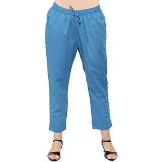                       Sherise Light Blue Tapered Pants                                              