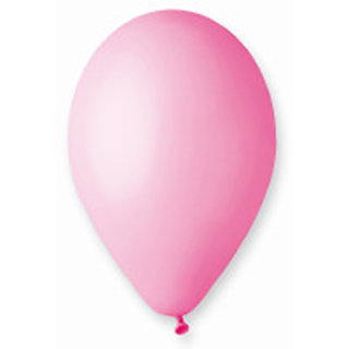                       Hippity Hop Metallic Plain Solid Colour Finish Balloons ( Pink ) - Pack Of 25                                              