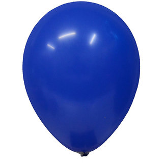                       Hippity Hop Metallic Plain Solid Colour Finish Balloons ( Blue ) - Pack Of 25                                              