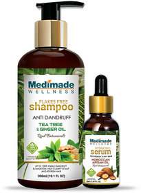 Medimade Anti Dandruff Shampoo And Hair Growth Serum