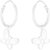 SMYKKER PURE SILVER 925 BABY GIRLS AND GIRLS EARRING JEWELLERY SSP-12