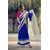 Meia Multicolor Art Silk Batik Print With Blouse Saree