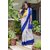 Meia Multicolor Art Silk Batik Print With Blouse Saree