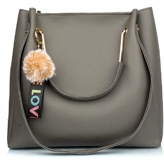 Threadstone New solid beige Colour Pu stylist Hand bag made in india