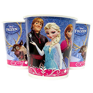                       Frozen themed Disposable Paper Cups for theme party table ware (Pack of 10)                                              