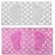 Winner Large Indoor Bath Mat Non Slip Rectangular PVC Floor Bath Mat(70 L cm x 38 W cm)(Set of Two) (white  pink)