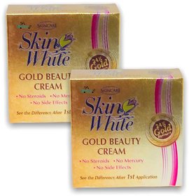 Skinwhite Gold Beauty Cream 30g (no steroids no mercury no side effects) (Pack Of 2, 30g Each)