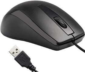 Abhi Zebronics Optical Mouse Zeb-Alex - USB Optical wired Mouse