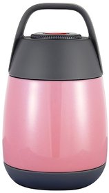 Style Homez KOALA, Thermosteel 304 Stainless Steel Insulated Food Jar with Handle Hot  Cold, Salmon Pink Color 500 ml