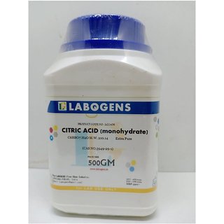                       CITRIC ACID MONOHYDRATE 99 GMP Manufactured - 500 GM                                              