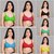 Rayyans (Pack of 3) Good quality full coverage wire free  hosiery fabric cotton Bra (Colors may Vary)