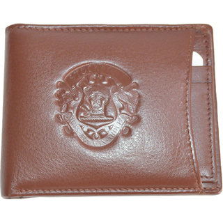                       CASH  Rich Life European design genuine Brown leather casual wallet                                              