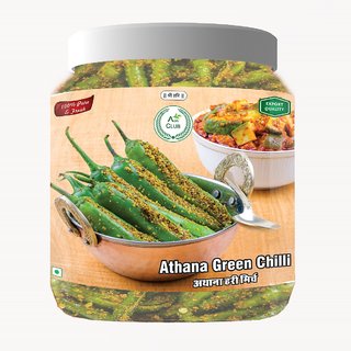 Agri Club Green Chilli Pickle of Athana (Hari Mirch Achar)  ()      750gm