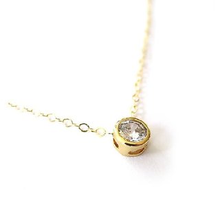                       natural American Diamond pure Gold Plated Pendant for Women by Jaipur Gemstone                                              