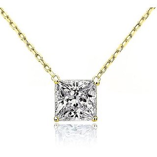 Natural American Diamond Gold Plated Pendant for Astrological Pendant by Jaipur Gemstone Natural American Diamond Gold Plated Pendant for Astrological Pendant by Jaipur Gemstone