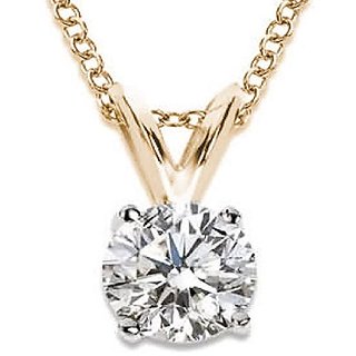 pure American Diamond Gold Plated Pendant for Women by Jaipur Gemstone pure American Diamond Gold Plated Pendant for Women by Jaipur Gemstone