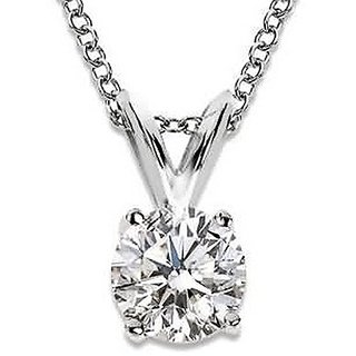 Natural American Diamond Silver Pendant for women by Jaipur Gemstone Natural American Diamond Silver Pendant for women by Jaipur Gemstone