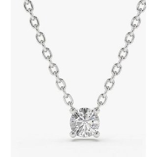 Silver American Diamond Pendant by Jaipur Gemstone