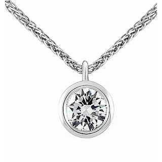 American Diamond original & lab certified Silver Pendant for astrological purpose by Jaipur Gemstone American Diamond original & lab certified Silver Pendant for astrological purpose by Jaipur Gemstone
