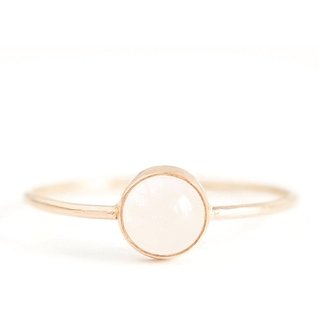                       5 Ratti rose quartz pure Gold plated Ring for Unisex by JAIPUR GEMSTONE                                              