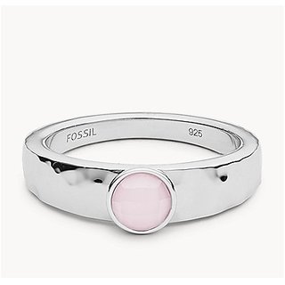                       Original Created Certified rose quartz Stone 5.25 Ratti Adjustable Silver Ring for Men & Womenby JAIPUR GEMSTONE                                              